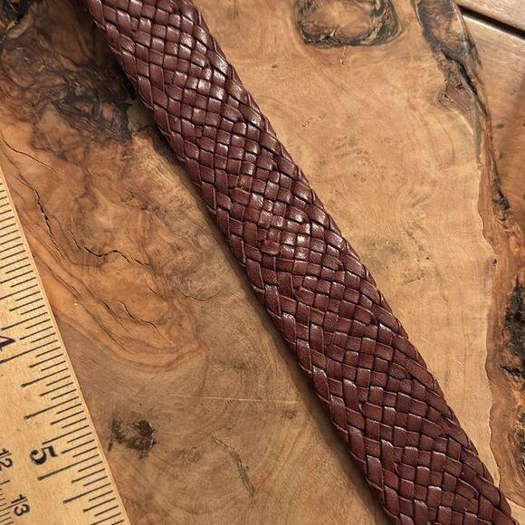 Vintage Talbots Braided Leather Belt - M - Picture 9 of 9